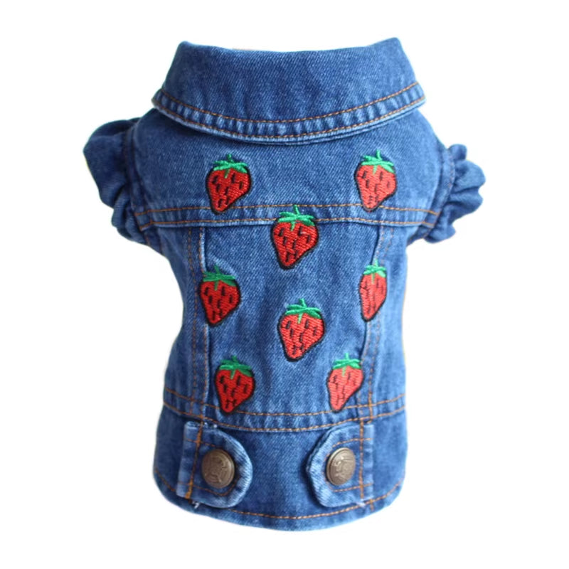 PawVibe Denim Jacket – Cool & Comfy Jean Style for Trendy Pups