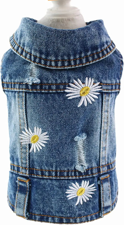 PawVibe Denim Jacket – Cool & Comfy Jean Style for Trendy Pups